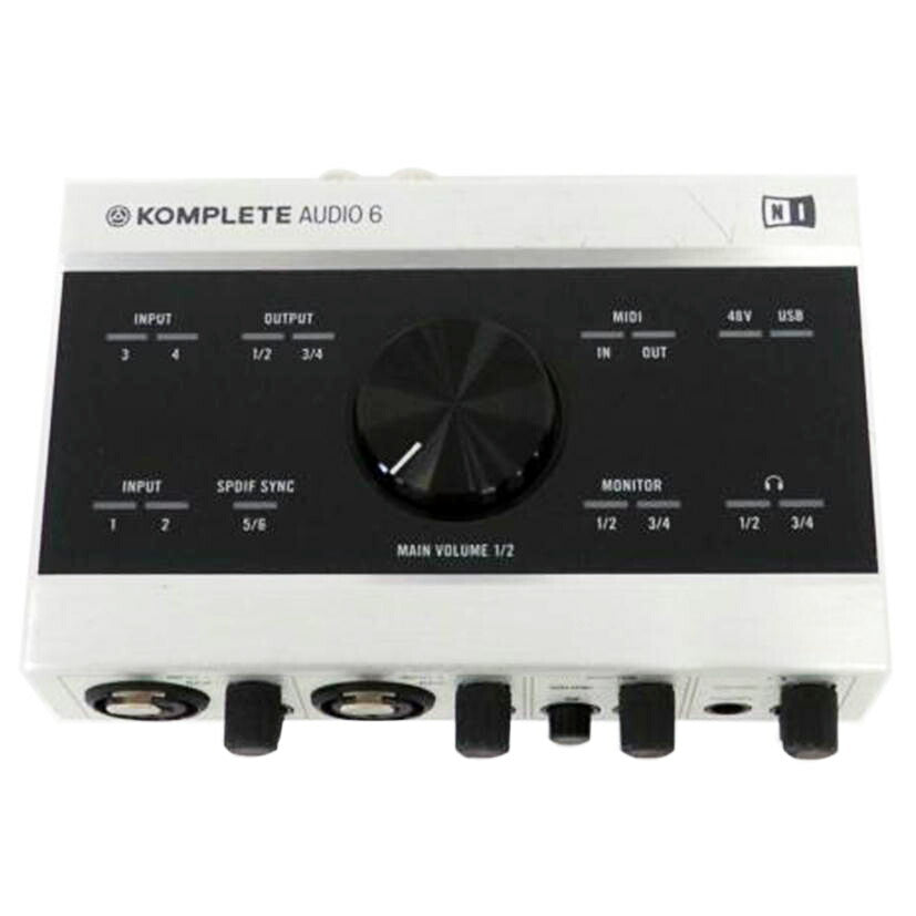 ＮＡＴＩＶＥ　ＩＮＳＴＲＵＭＥＮＴＳ ネイティブインストゥルメンツ/オーディオインターフェース/KOMPLETE AUDIO 6//KA605391202248C/Bランク/62