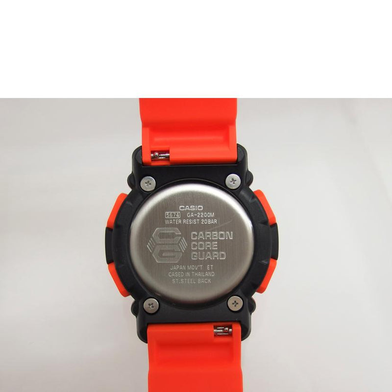 特選品 新品 未使用 GA-2200M-4AJF オレンジ G-SHOCK | yasnabeauty.com