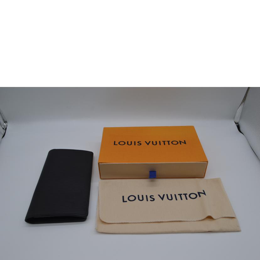 ＬＶ ルイヴィトン/ポルトフォイユ・ブラザ／エピ／ノワール/M60622//CA0118/Aランク/89