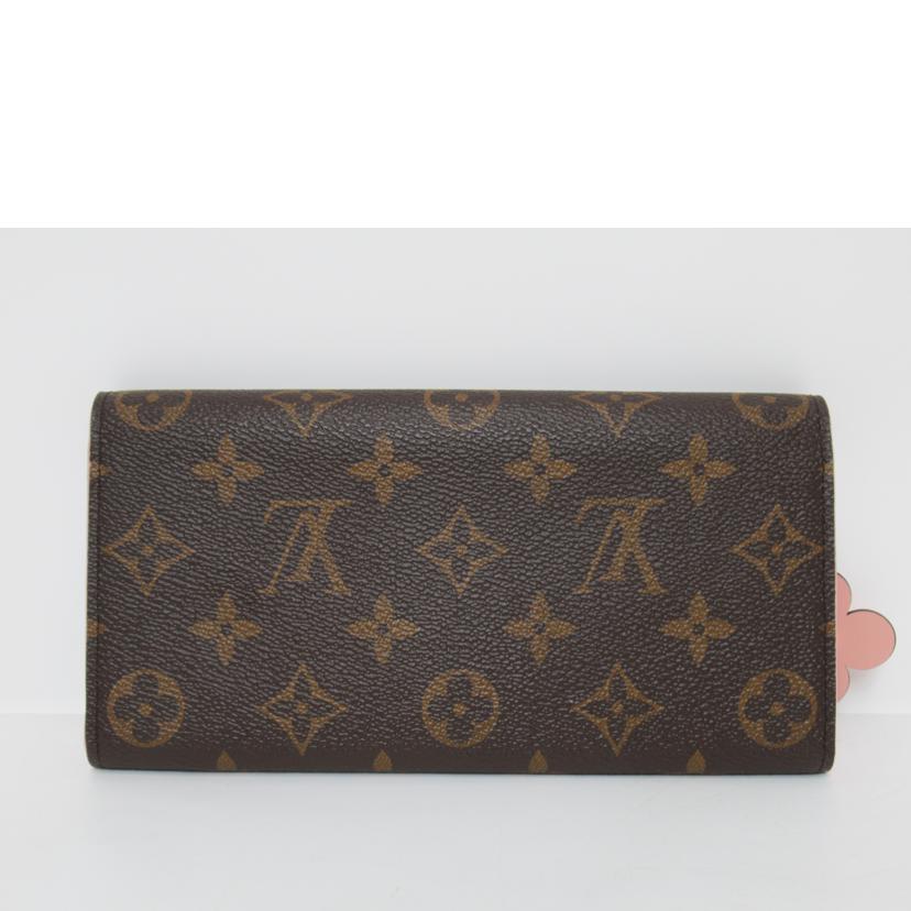 　　ＬＶ/ポルトフォイユ・エミリー／モノグラム・フラワー/M68313//CA3***/ABランク/63