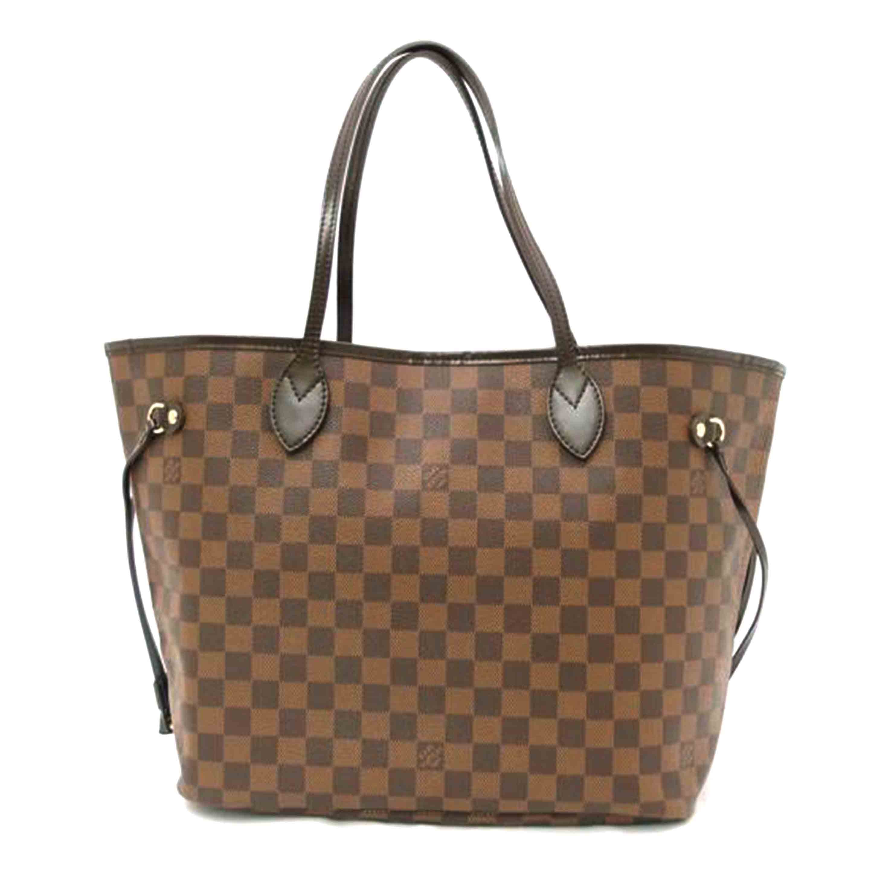 ＬＯＵＩＳ　ＶＵＩＴＴＯＮ ルイヴィトン ルイ・ヴィトン ビトン  市松模様 ブラウン 茶 ショルダーバッグ ハンドバッグ トートバッグ メンズ レディース 定番 人気 ＬＶ 肩がけ/旧型ネヴァーフルＭＭ／ダミエ・エベヌ/N51105//CA0***/Aランク/69