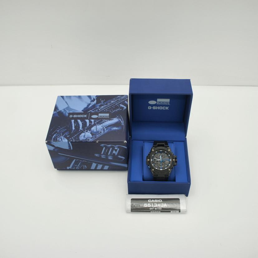 ＣＡＳＩＯ カシオ　タフソーラー　スマホリンク/Ｇ－ＳＨＯＣＫ／Ｇ－ＳＴＥＥＬ×ＢＬＵＥ　ＮＯＴＥ/GST-B100BNR-1AJR//003*****/ABランク/75