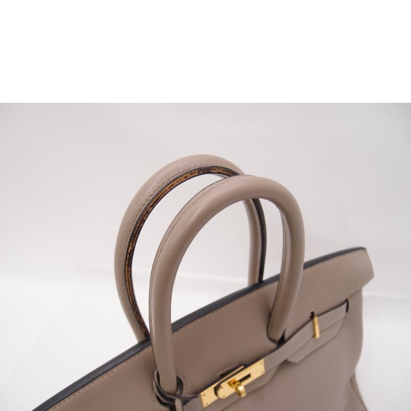 ＨＥＲＭＥＳ エルメス　1999年製造　ゴールド金具　トートバック　ハンドバック　レディース/バーキン３５／トリヨンクレマンス／トゥルティールグレー//□C(******/ABランク/69