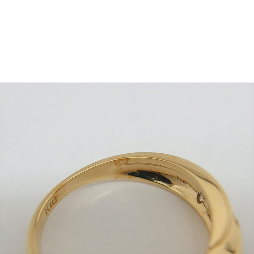 Ｋ１８/Ｋ１８ダイヤデザインリング＃１２/4.2g//D0.50ct/Aランク/04