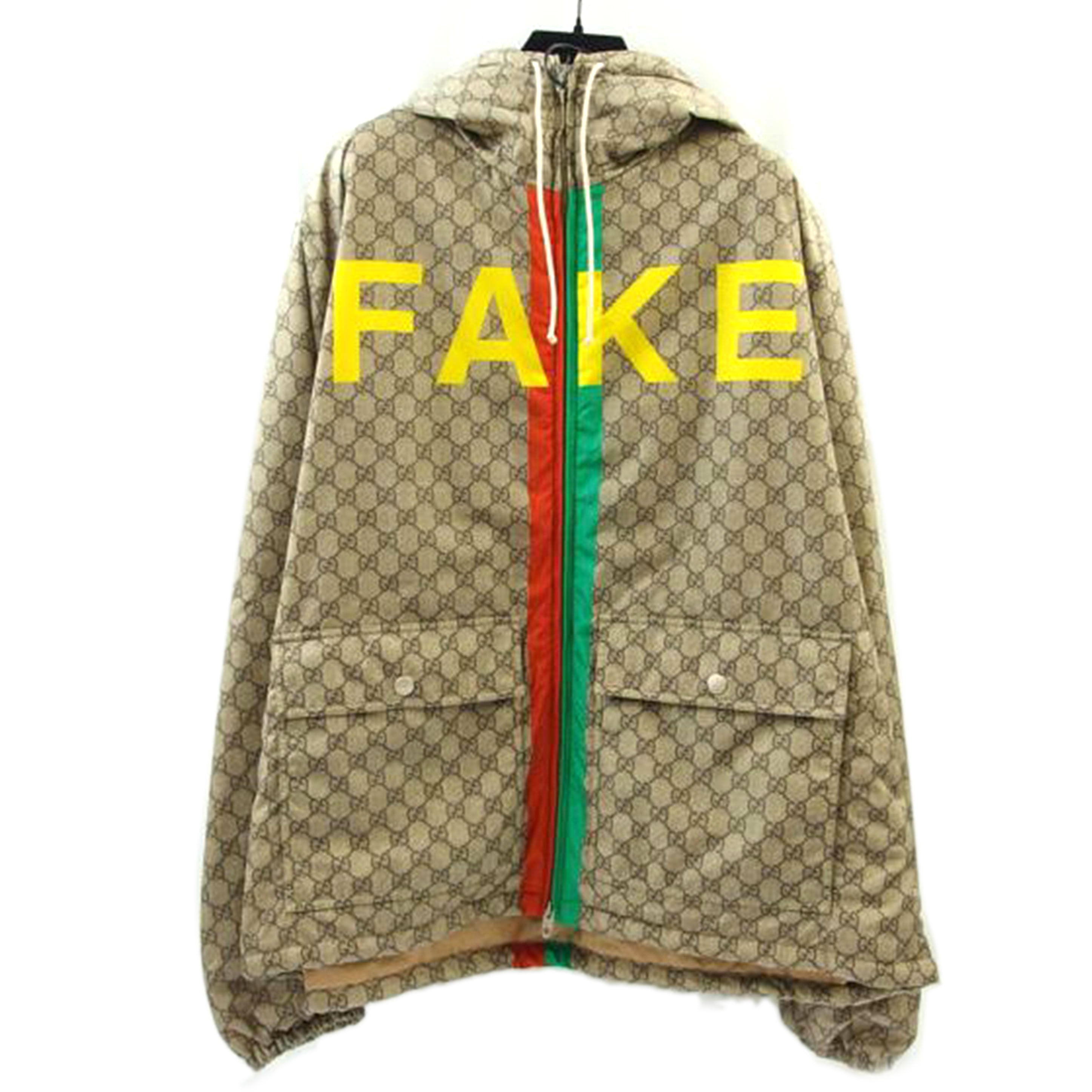 ＧＵＣＣＩ グッチ/フェイクノットプリントＧＧナイロンジャケット／サイズ４８/636391//SAランク/83