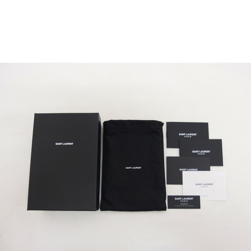 ＳＡＩＮＴ ＬＡＵＲＥＮＴ サンローラン 二つ折り財布 レザー