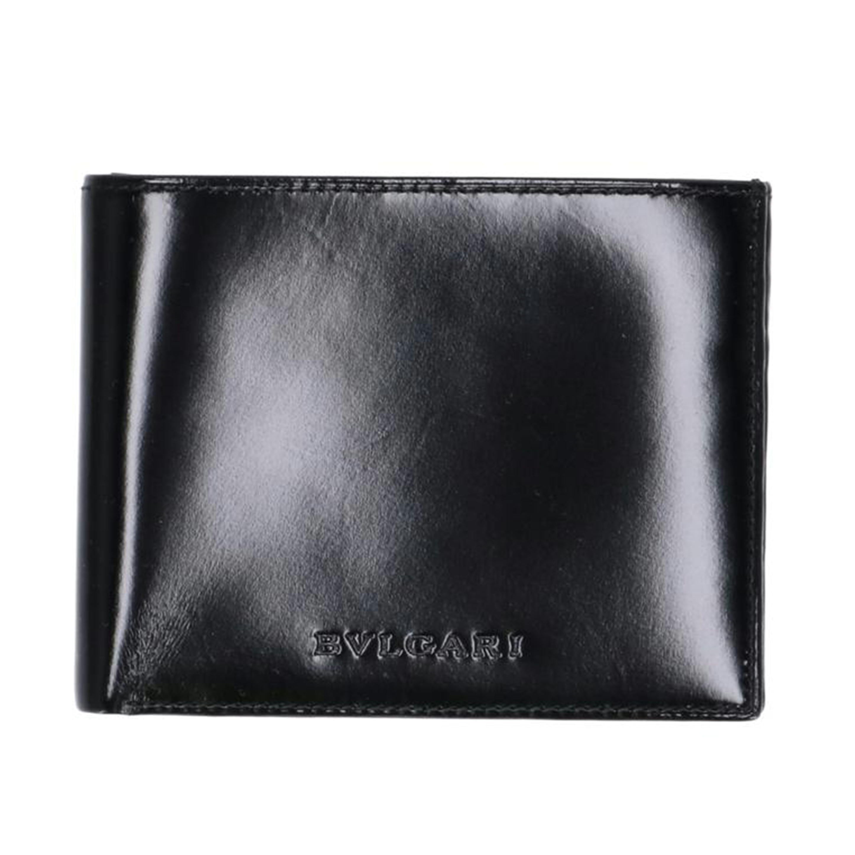 BVLGARI ブルガリ/レザー/2ツ折リ札入レ/ブランドバック/Aランク/78
