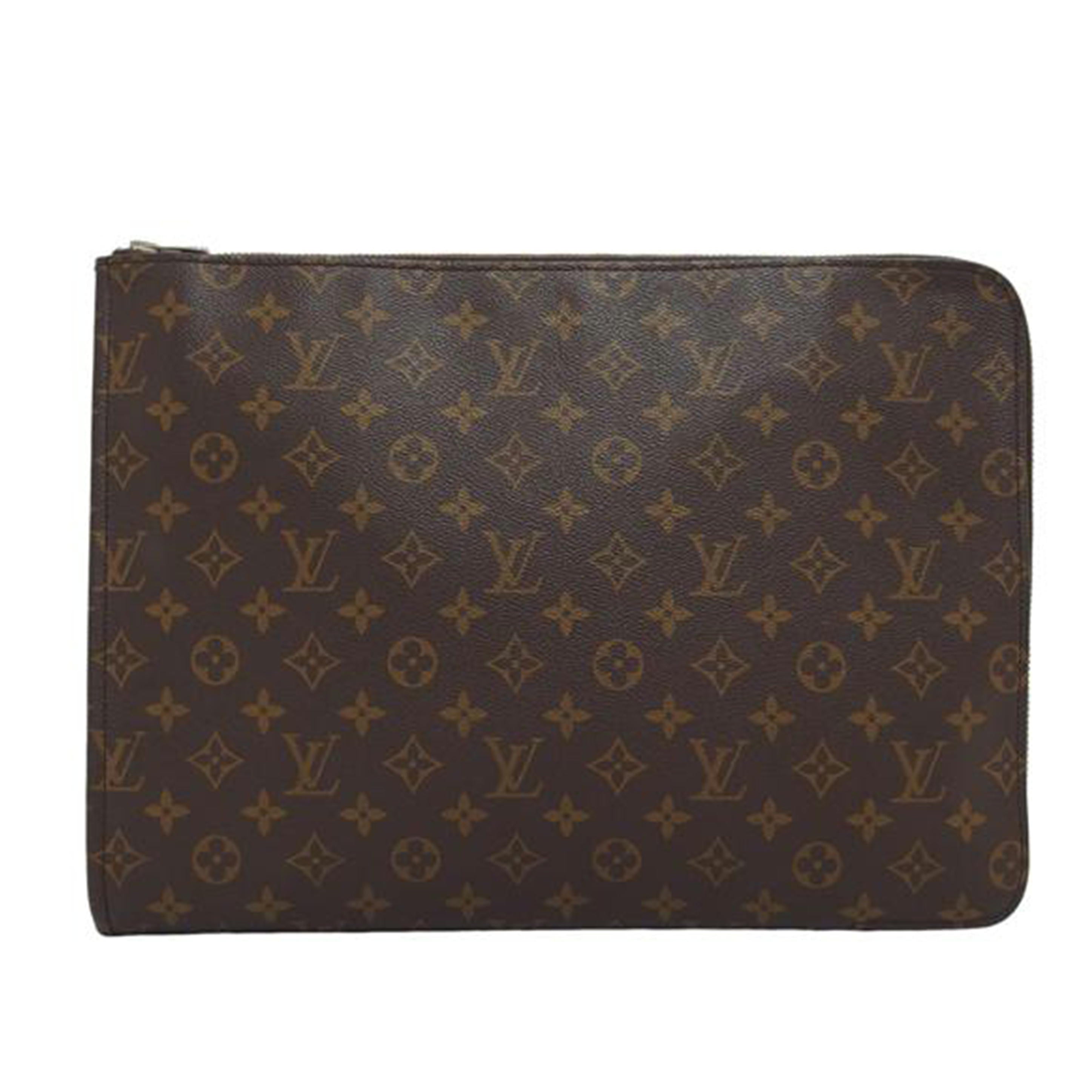 ＬＶ ルイヴィトン ビジネスバッグ 書類ケース ブラウン メンズ レディース 定番 人気 /ポッシュ・ドキュマン旧型／モノグラム/M53456//844/Bランク/04