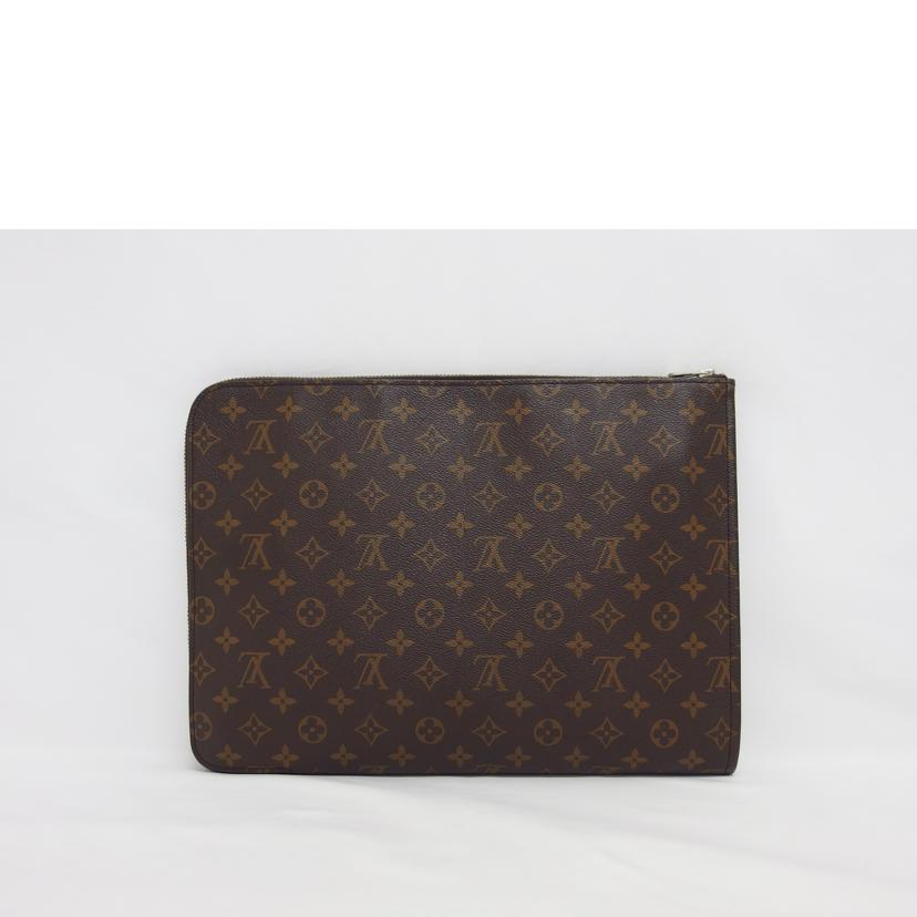 ＬＶ ルイヴィトン ビジネスバッグ 書類ケース ブラウン メンズ レディース 定番 人気 /ポッシュ・ドキュマン旧型／モノグラム/M53456//844/Bランク/04