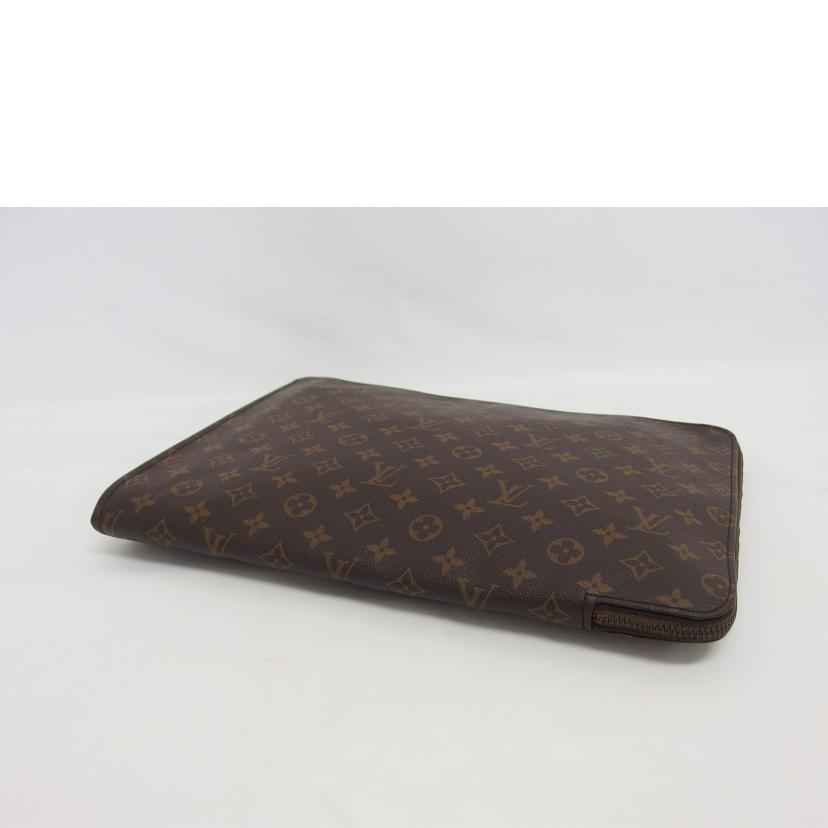 ＬＶ ルイヴィトン ビジネスバッグ 書類ケース ブラウン メンズ レディース 定番 人気 /ポッシュ・ドキュマン旧型／モノグラム/M53456//844/Bランク/04