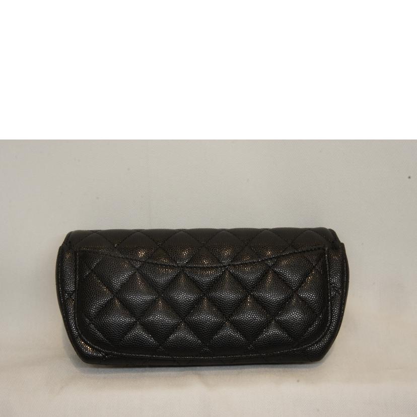 ＣＨＡＮＥＬ シャネル/キャビアスキンマトラッセチェーンショルダーアイウェアケース/AP2044//30813901/SAランク/92