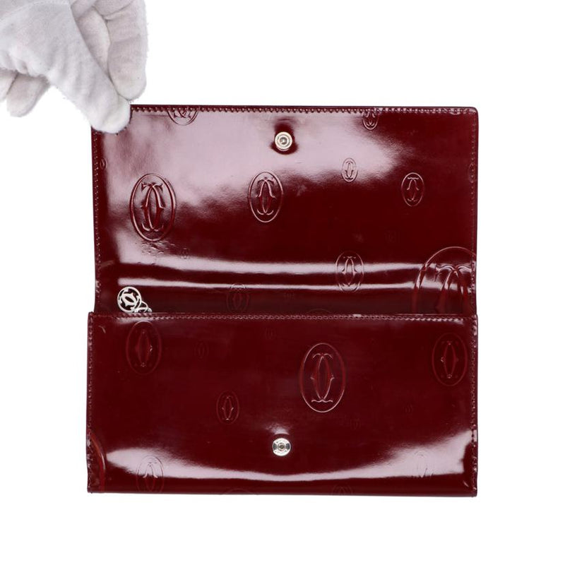 A カルティエ Cartier レッド 赤 財布 ヴィンテージ ウォレット-
