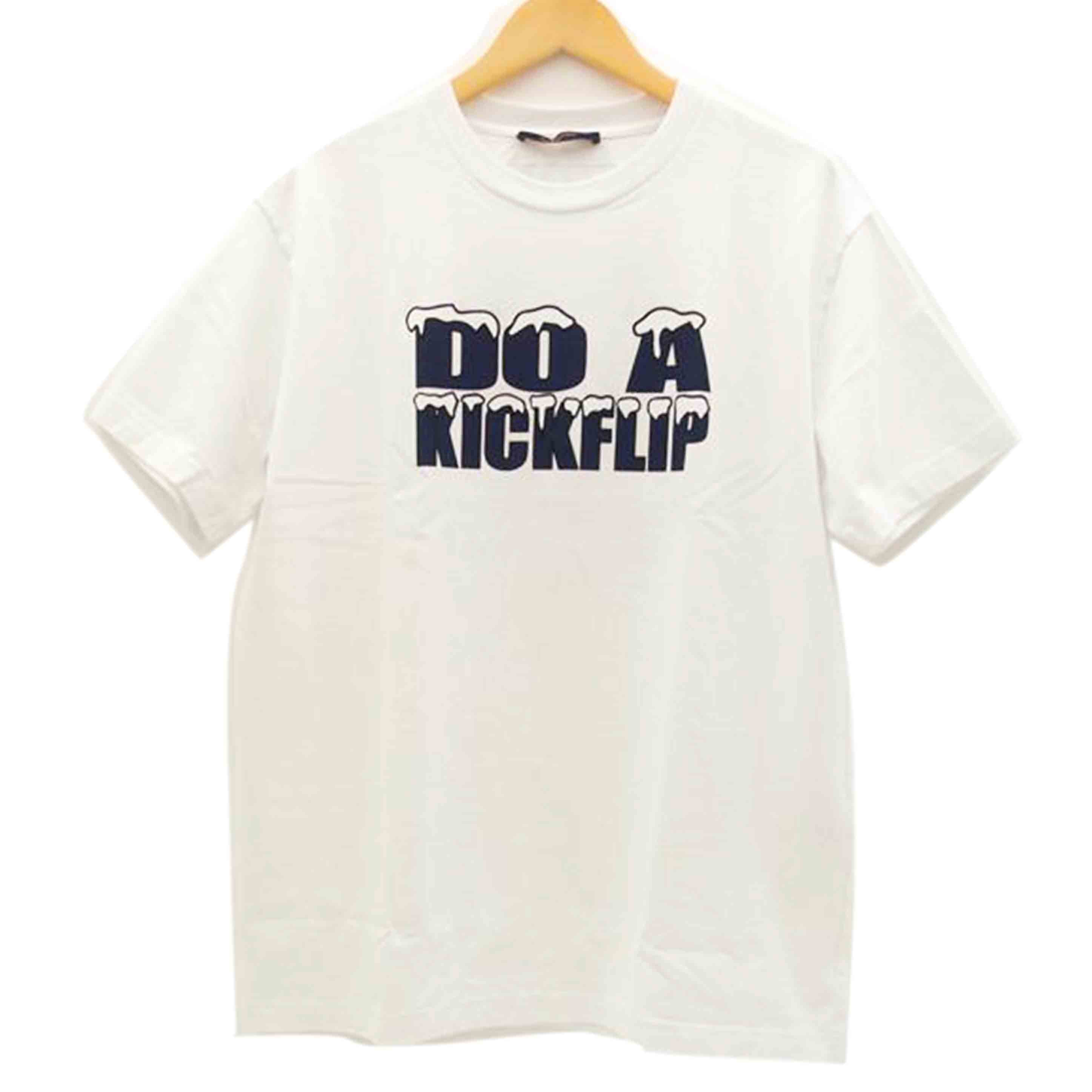 ＬＶ ルイ・ヴィトン/ＤＯ　Ａ　ＫＩＣＫＦＬＩＰプリント　クルーネック半袖Ｔシャツ/RM221 NPL HMY98W//Aランク/69