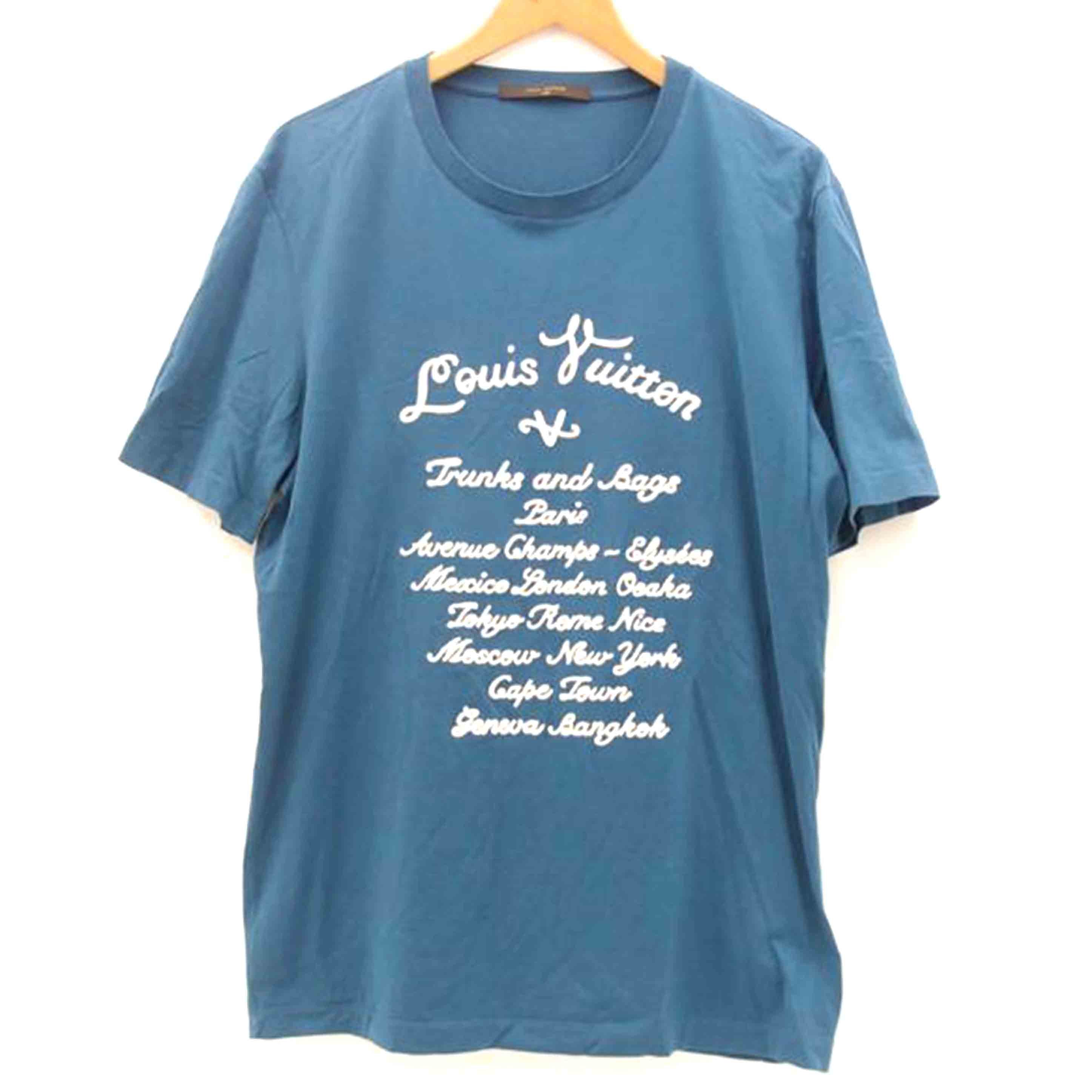 ＬＶ ルイ・ヴィトン/フロントロゴ刺繍エンブロイダリークルーネック半袖Ｔシャツ/RM151M H7Y02WJEZ//Aランク/69
