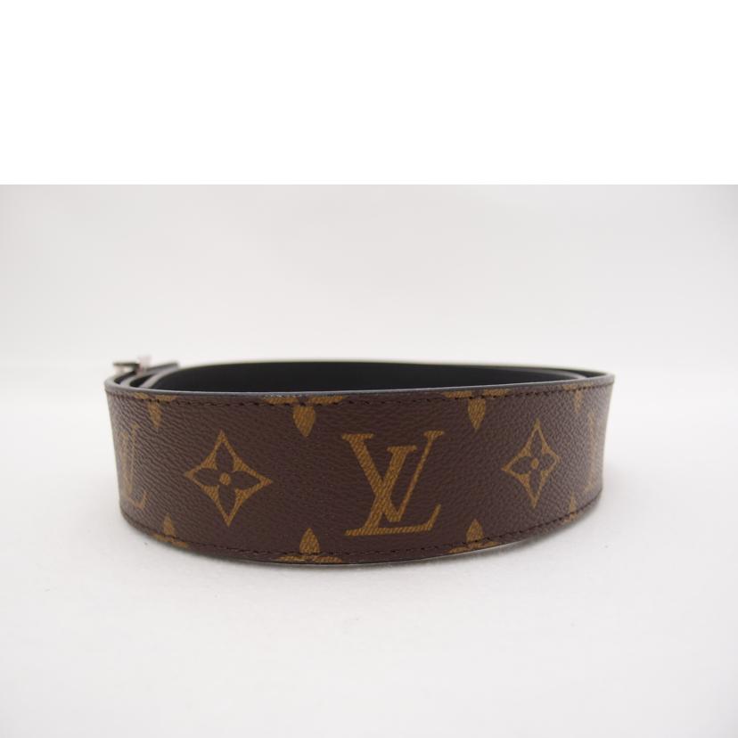 ＬＯＵＩＳ　ＶＵＩＴＴＯＮ ルイヴィトン　ビトン　ベルト　メンズ　サイズ100cm　40㎜　ブラック　黒　/サンチュール・イニシャル／モノグラムマカサー／Ｗ１００/M9821//CA2***/Aランク/69
