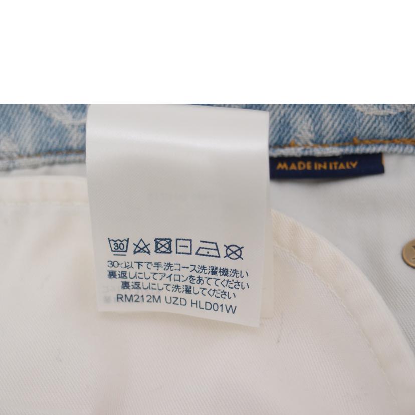 ＬＶ×ＮＢＡ ルイ・ヴィトン×エヌビーエー/モノグラム　フレアデニムパンツ　インディゴ/RM212M UZD HLD01W//Aランク/69