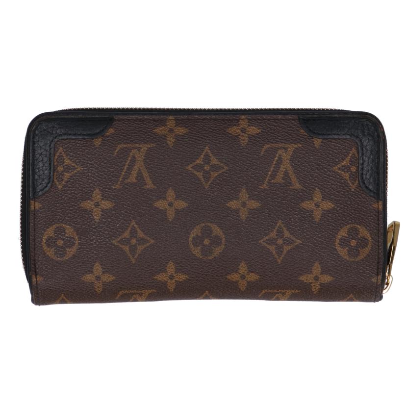 ＬＯＵＩＳ　ＶＵＩＴＴＯＮ ルイ・ヴィトン/ジッピーウオレットレテイーロ／モノグラム／ノワール/M61855//MI3***/Bランク/75