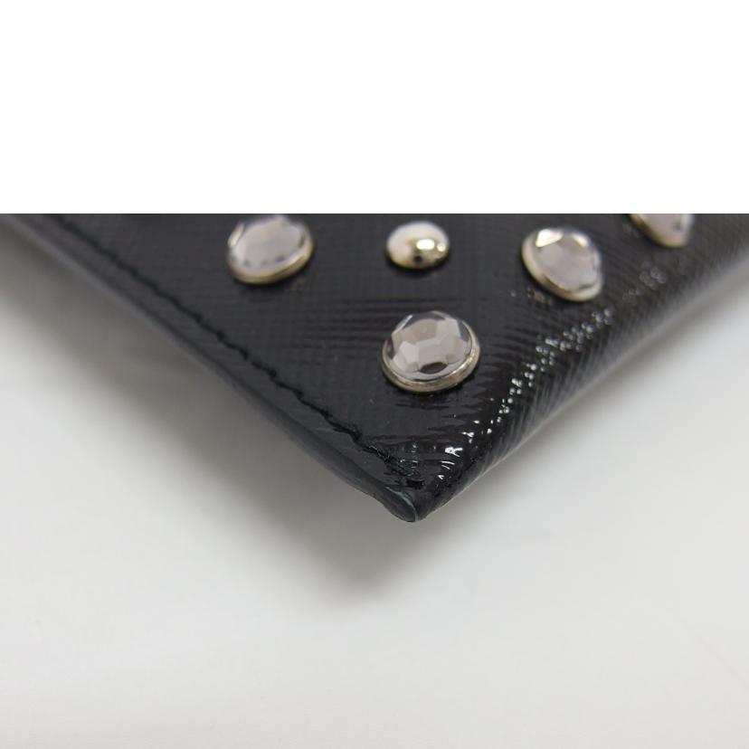 ＰＲＡＤＡ プラダ/ビジュースタッズ／クラッチバッグ／ブラック/BP597P//110/Aランク/04