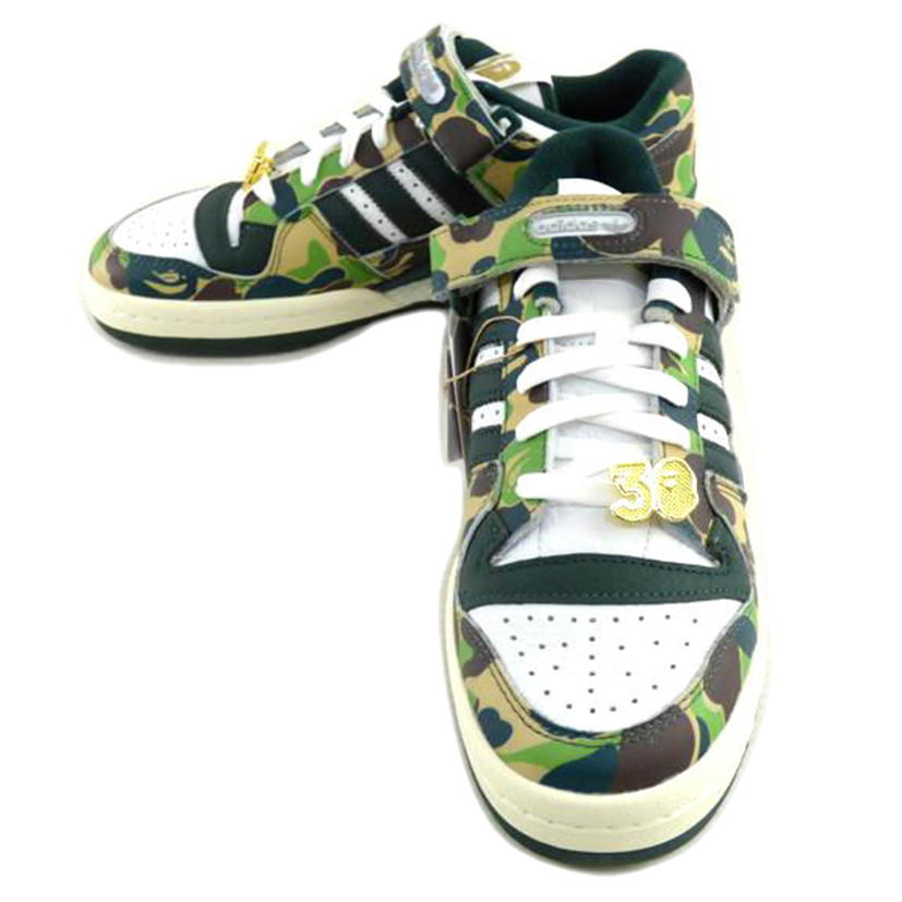 ａｄｉｄａｓ×ＢＡＰＥ adidas×BAPE/ＦＯＲＵＭ　８４　ＢＡＰＥ　ＬＯＷ/ID4771//Sランク/64