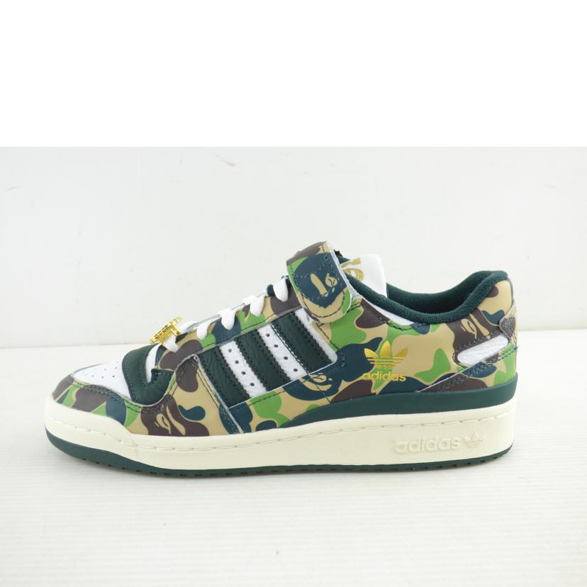 ａｄｉｄａｓ×ＢＡＰＥ adidas×BAPE/ＦＯＲＵＭ　８４　ＢＡＰＥ　ＬＯＷ/ID4771//Sランク/64