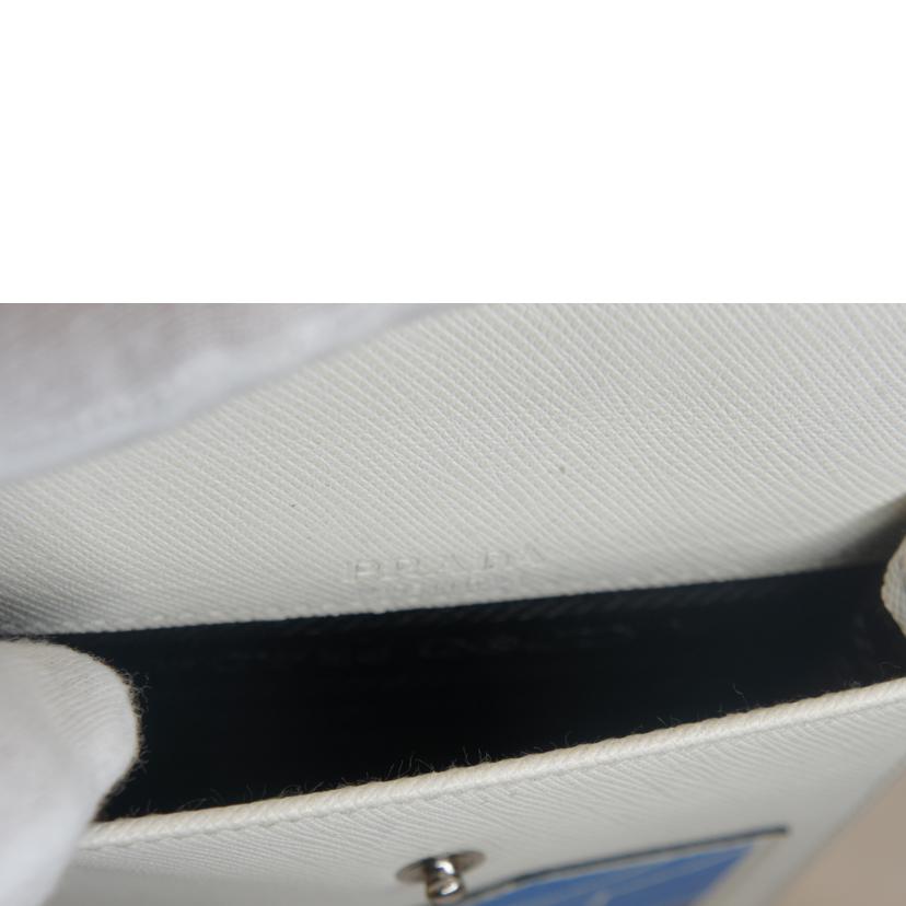 ＰＲＡＤＡ プラダ/ショルダーバッグ／フォンケース／ポシェットサフィアーノレザーホワイト//234/ABランク/92