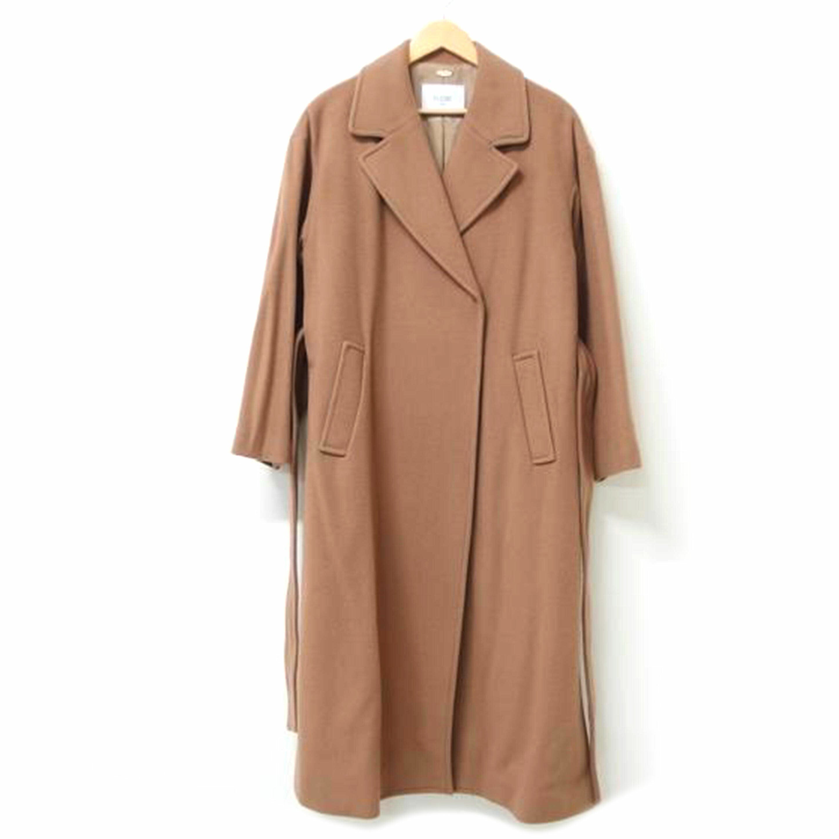 ＳＬＯＢＥ　ＩＥＮＡ/ＳＬＯＢＥ　ＩＥＮＡ　　ロングチェスターコート　　ブラウン　サイズ３８/19-020-912-4121-4-0//Aランク/83