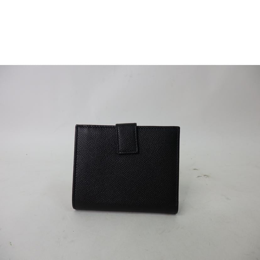 Ｓａｌｖａｔｏｒｅ　Ｆｅｒｒａｇａｍｏ サルバトーレ・フェラガモ/ガンチーニ２つ折り財布／黒/DP-22C877//SAランク/84