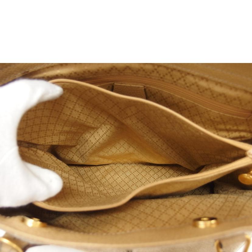 ＧＵＣＣＩ グッチ オールドグッチ レザーハンドバッグ /バンブー／スエード２ＷＡＹショルダーバッグ／ベージュ/002･123//032*/Bランク/04