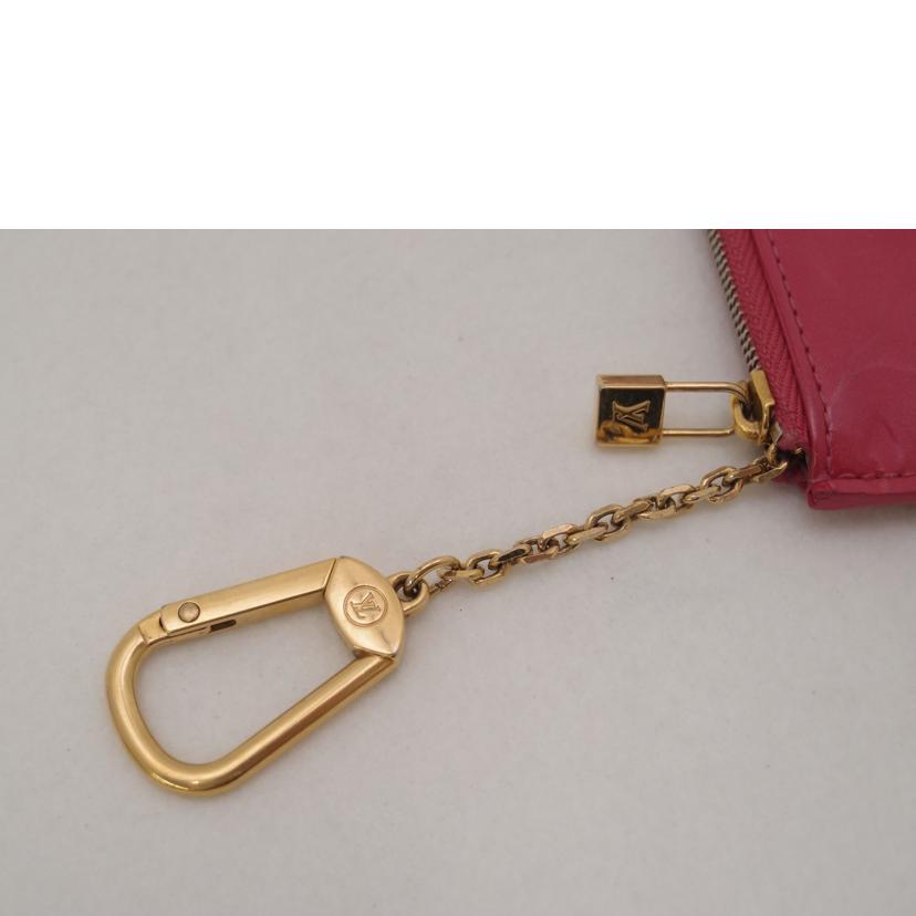 ＬＯＵＩＳ　ＶＵＩＴＴＯＮ ルイ・ヴィトン　ビトン　コインケース　小銭入れ　ピンク　レディース/ポシェットクレ／ヴェルニ／フランボワーズ/M9144F//CA1***/Aランク/69