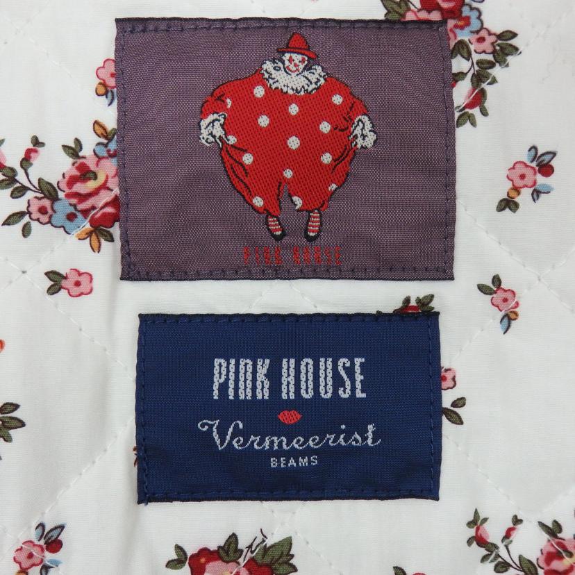 PINK HOUSE×VermeristBEAMS ピンクハウス×フェルメリスト  ビームス/Pロゴワッペン付キリバーシブルブルゾン/A2123FJM947/レディースアウター/ABランク/77【中古】