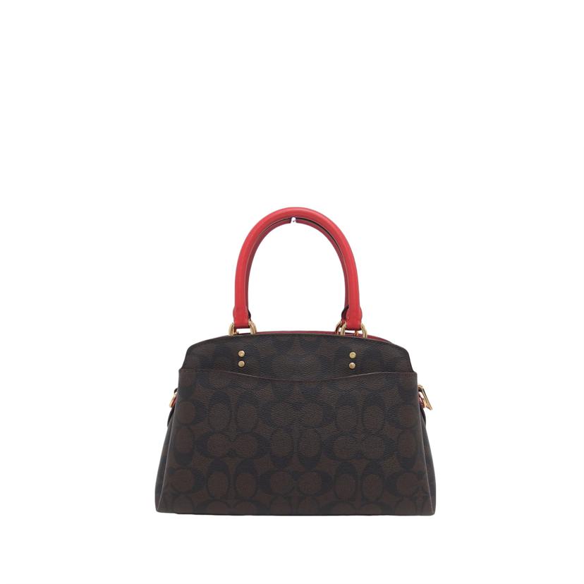 ＣＯＡＣＨ コーチ PVC レザーハンドバッグ ショルダーバッグ/シグネチャー／ミニリリーキャリーオール２ＷＡＹバッグ/91494//B20**/Aランク/04