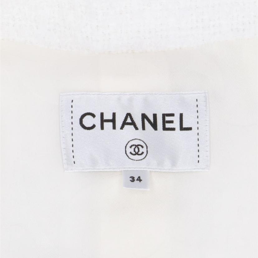 ＣＨＡＮＥＬ　 シャネル/ＣＨＡＮＥＬ　ツィードベスト／ホワイト//ABランク/75