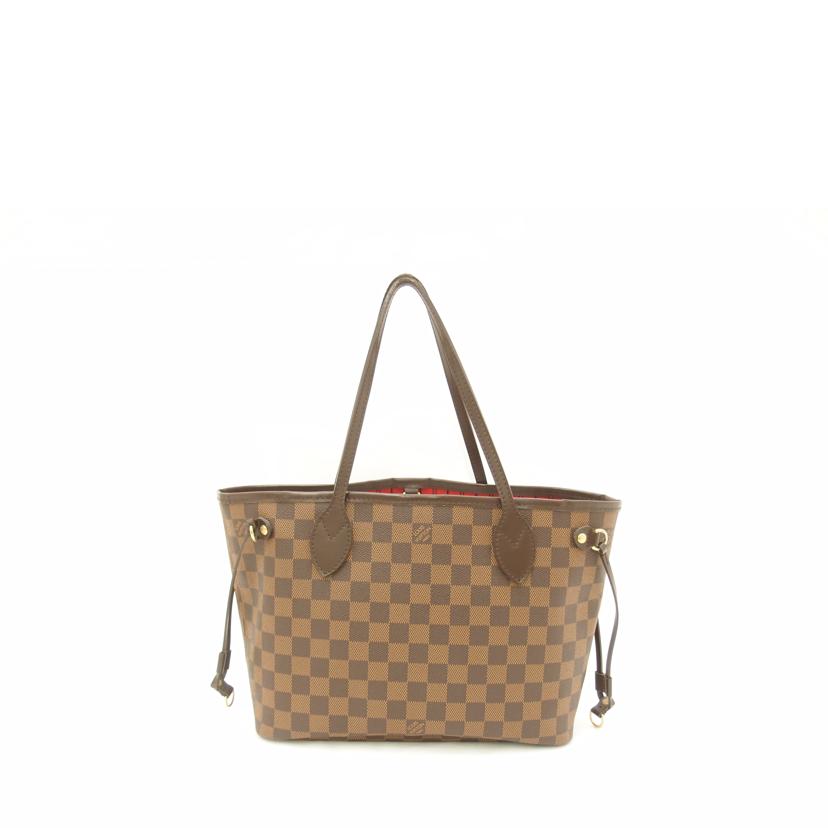 ＬＯＵＩＳ　ＶＵＩＴＴＯＮ ルイヴィトン ルイ・ヴィトン ビトン  市松模様 ブラウン 茶 ショルダーバッグ ハンドバッグ トートバッグ  レディース 定番 人気 ＬＶ 肩がけ/旧型ネヴァーフルＰＭ／ダミエ／エベヌ/N51109//VI3***/ABランク/69