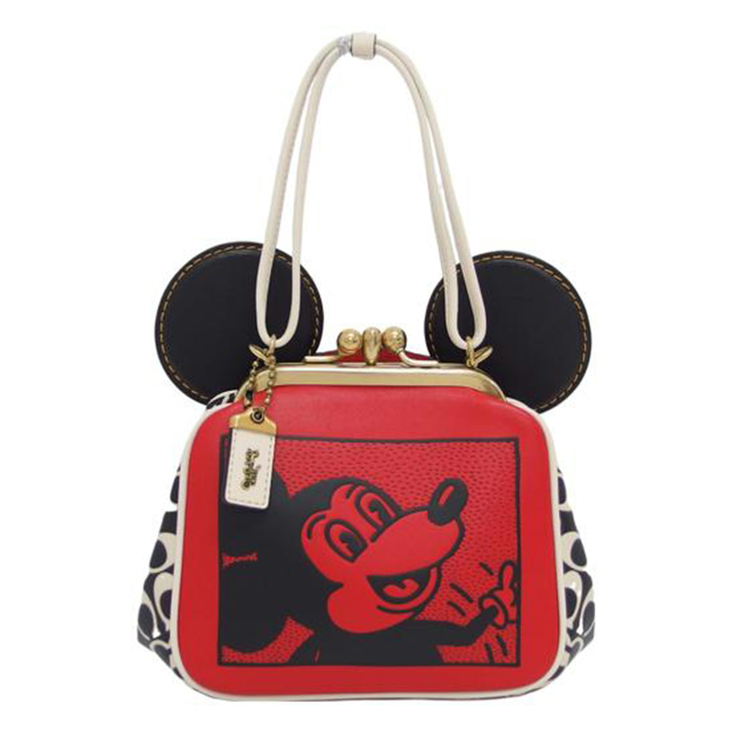 ＣＯＡＣＨ コーチ シグネチャー ハンドバッグ ショルダーバッグ/ディズニー×キース・ヘリング／キスロックバッグ/4716//K20**/ABランク/04