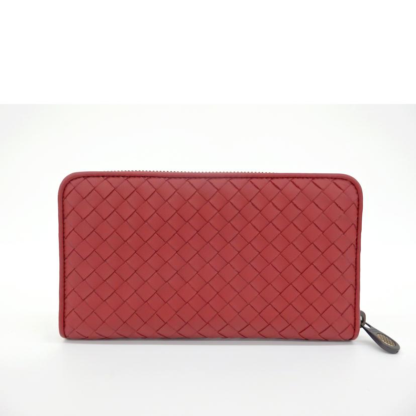 BOTTEGA VENETA ボッテガヴェネタ/イントレチャートラウンドファスナー財布//P00372417B/ABランク/75