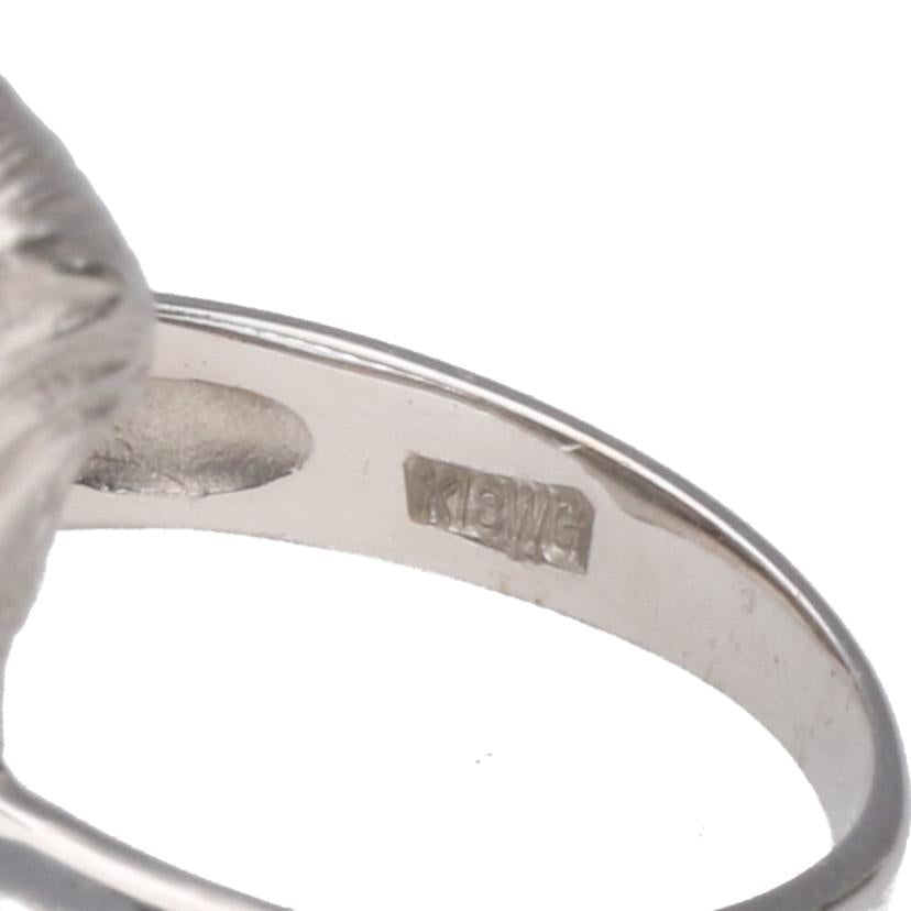 /　Ｋ１８ＷＧサファイアリング０．１９ｃｔ//ABランク/75