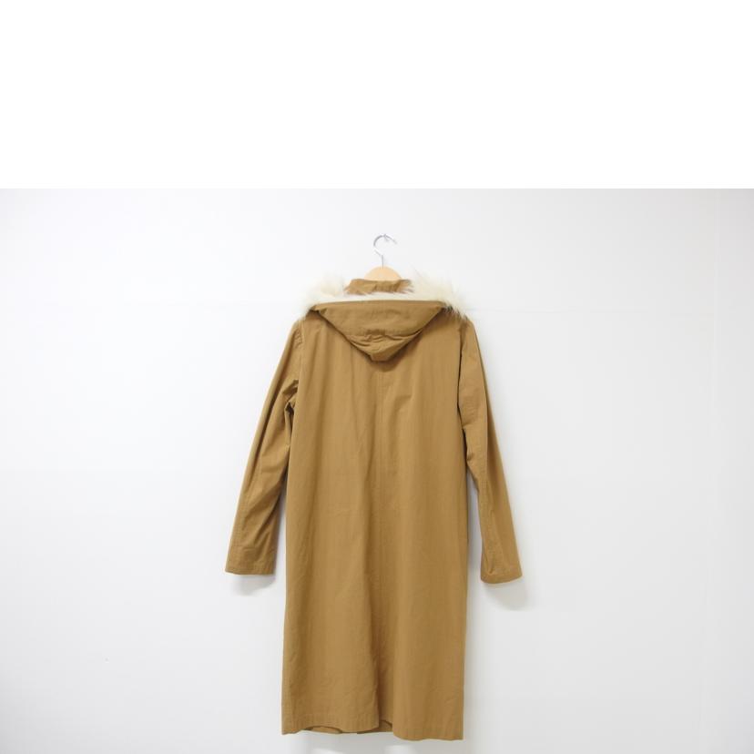 Ｙ＇Ｓ　ＹＯＵＪＩ　ＹＡＭＡＭＯＴＯ/Ｙ’Ｓ　コンポジション　シーアタッチド　レーベル　ファー付き　フーデッドロングコート　パイルライナー脱着可　　キャメル　サイズ１/YK-C05-010//Aランク/83