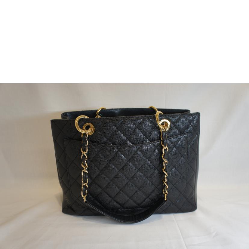 ＣＨＡＮＥＬ シャネル/ＧＳＴトートキャビアスキンＧ金具//18109535/Aランク/92