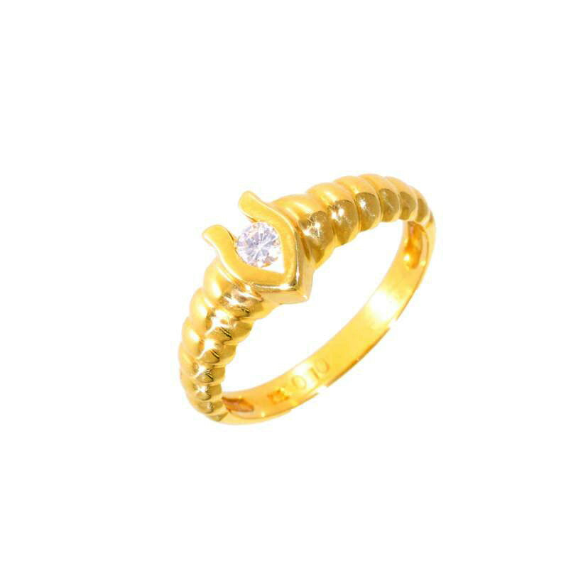 /　Ｋ１８ダイヤリング０．１０ｃｔ//ABランク/75