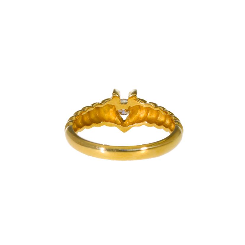 /　Ｋ１８ダイヤリング０．１０ｃｔ//ABランク/75