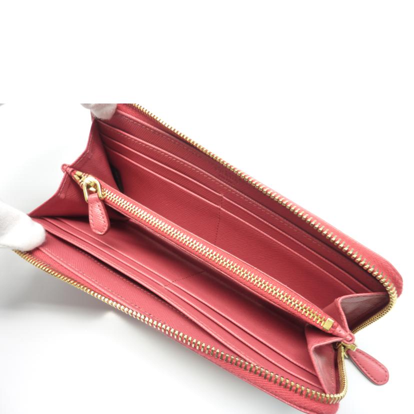 ＰＲＡＤＡ プラダ/サフィアーノＬ字ファスナー長財布/1M1183//Bランク/88