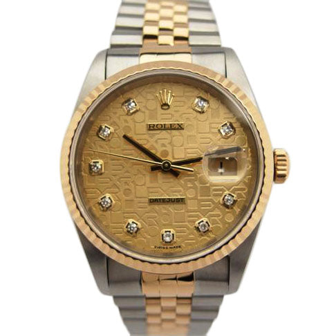 ROLEX ロレックス/DATE JUST/10P/コンピューター文字盤/16233G/P17****/ROLEX/ABランク/83【中古】