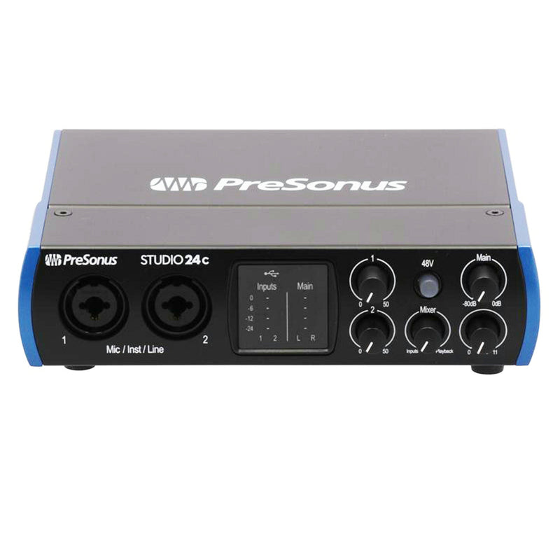 PreSonus studio24c オーディオインターフェース - レコーディング/PA機器