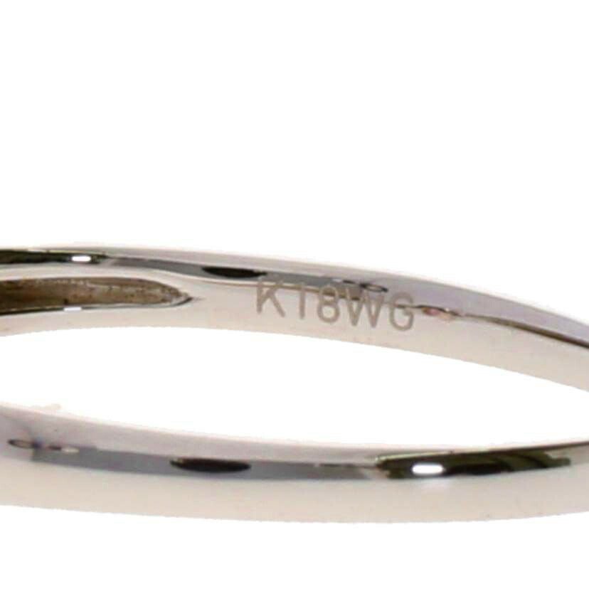/　Ｋ１８ＷＧパパラチアサファイアダイヤリング０．２／Ｄ０．０４ｃｔ//ABランク/75