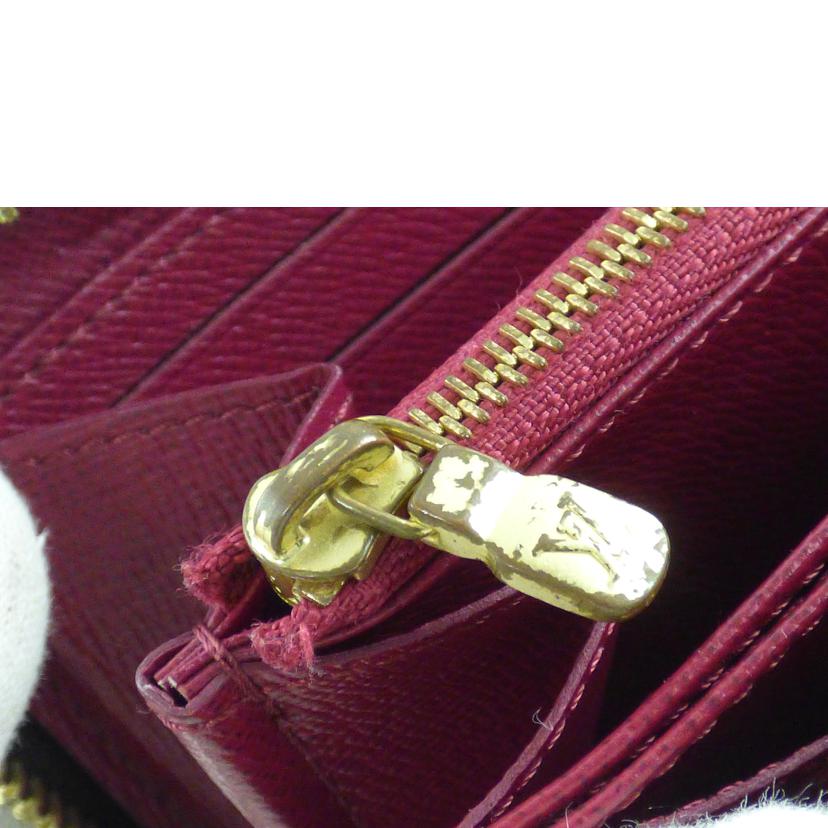 ＬＯＵＩＳ　ＶＵＩＴＴＯＮ ルイ・ヴィトン/ジッピーウォレット／モノグラム／フューシャ/M41895//GI2***/Bランク/64