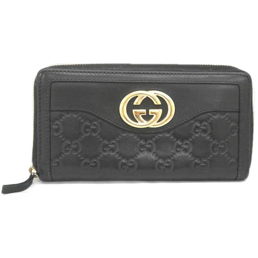 ＧＵＣＣＩ グッチ/スーキーグッチシマラウンドファスナー財布/308012//525040/Bランク/09