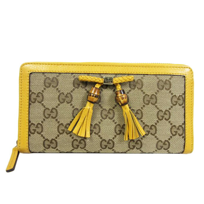ＧＵＣＣＩ ｸﾞｯﾁ/ＧＧキャンバスバンブータッセル長財布/308000//1147/Bランク/70