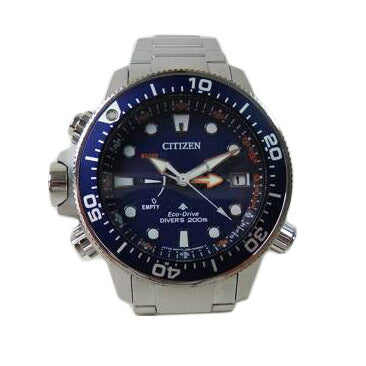 ＣＩＴＩＺＥＮ シチズン/ＰＲＯＭＡＳＴＥＲ／ＭＡＲＩＮＥシリーズ／アクアランド２００ｍ／ダイバーズウォッチ／Ｔｅａｍ　ＫＵＲＯＳＨＩＯ　ＪＡＰＡＮコラボレーションモデル/J250-S116741/BN2030-88L//891020607/Aランク/84