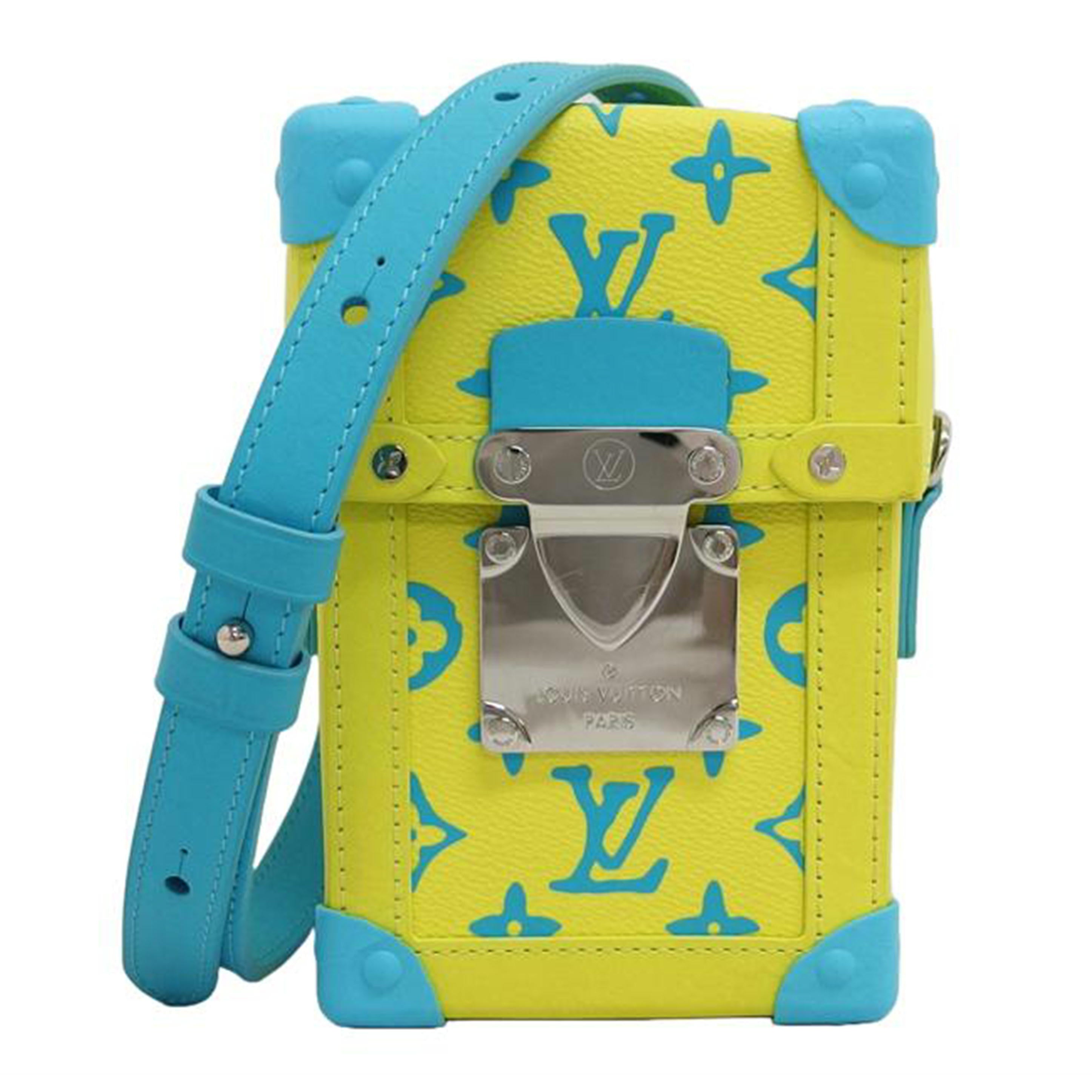 ＬＶ ルイ･ヴィトン ショルダーバッグ イエロー ライトブルー/プレイグラウンド／ヴェルティカルトランク／ウエアラブルウォレット/M82007//ICﾁ***/ABランク/04