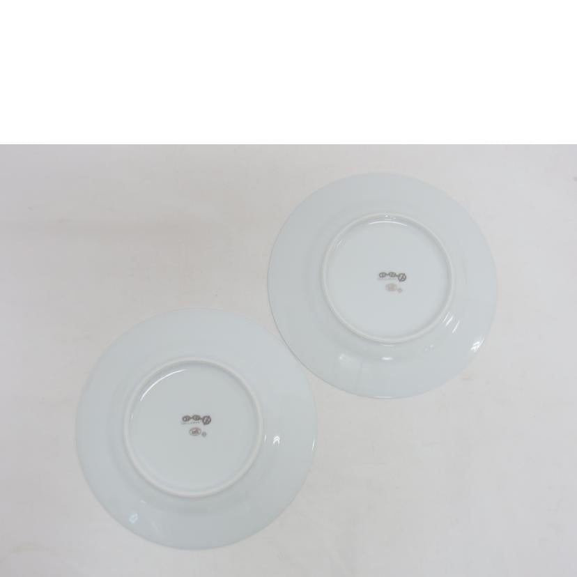 HERMES エルメス ディナープレート/シェーヌダンクル/プレート22cm/2枚